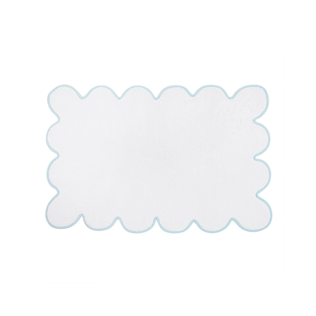White / Powder Blue